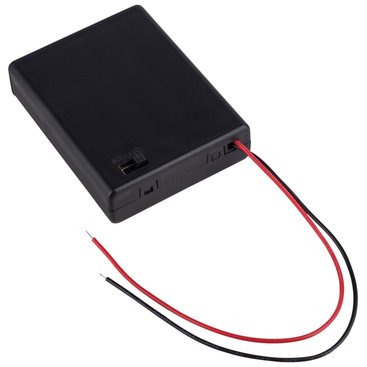 4 x AAA Battery Holder with Switch and 6" Leads